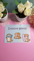 Otter Postcard – Adventures in Gentle Waves