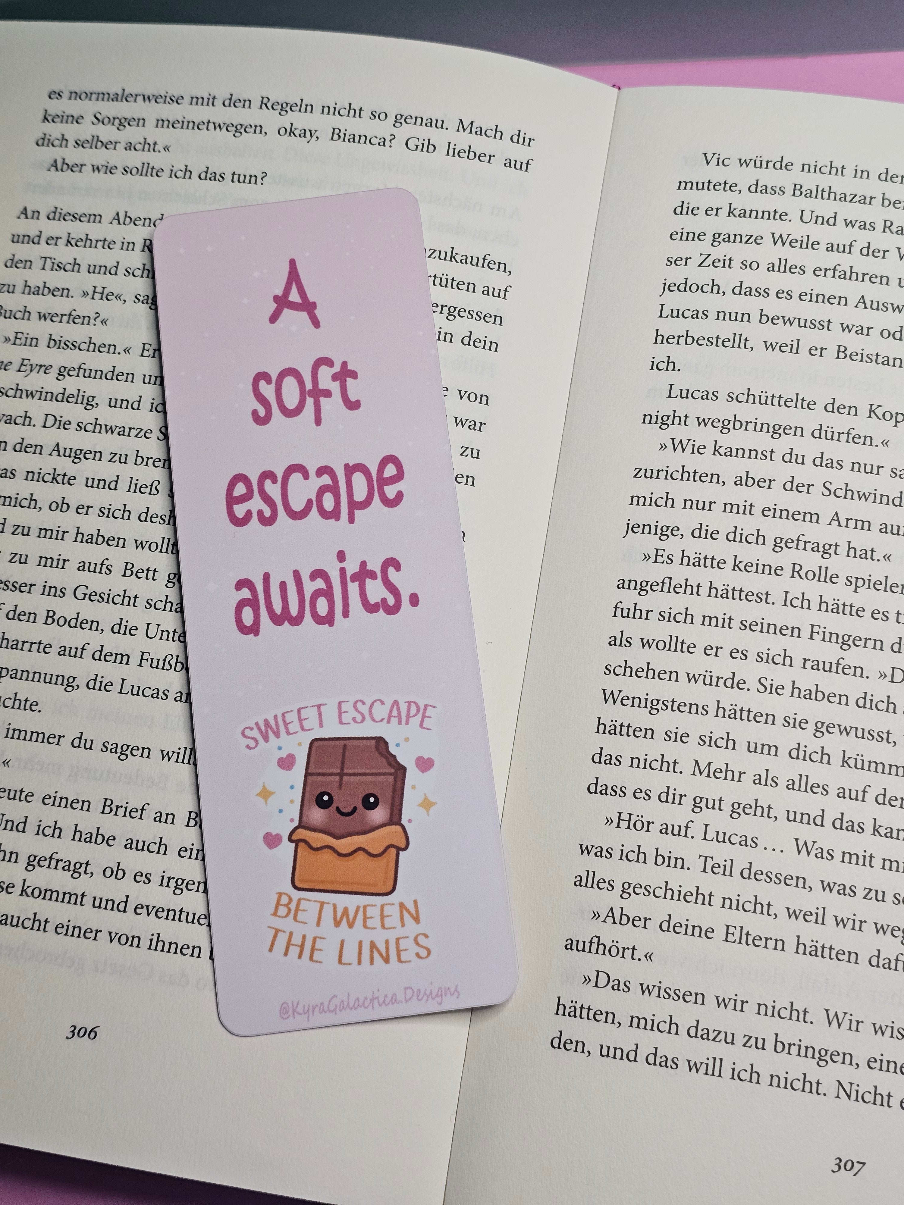 Between the Lines - Bookmark - printed on both sides