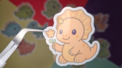 Single stickers - Cute dinosaurs
