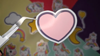Single stickers - rainbow unicorns