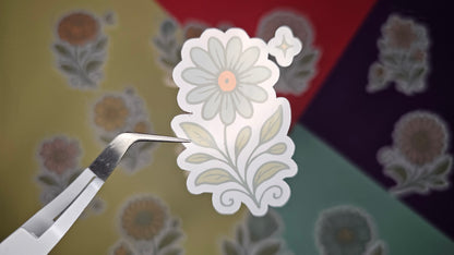 Single stickers - Oldschool flowers