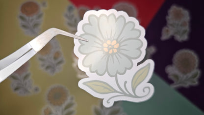 Single stickers - Oldschool flowers