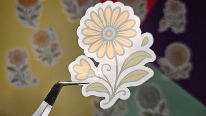 Single stickers - Oldschool flowers
