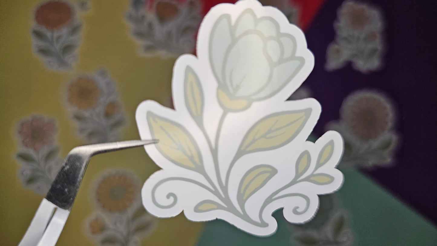 Single stickers - Oldschool flowers