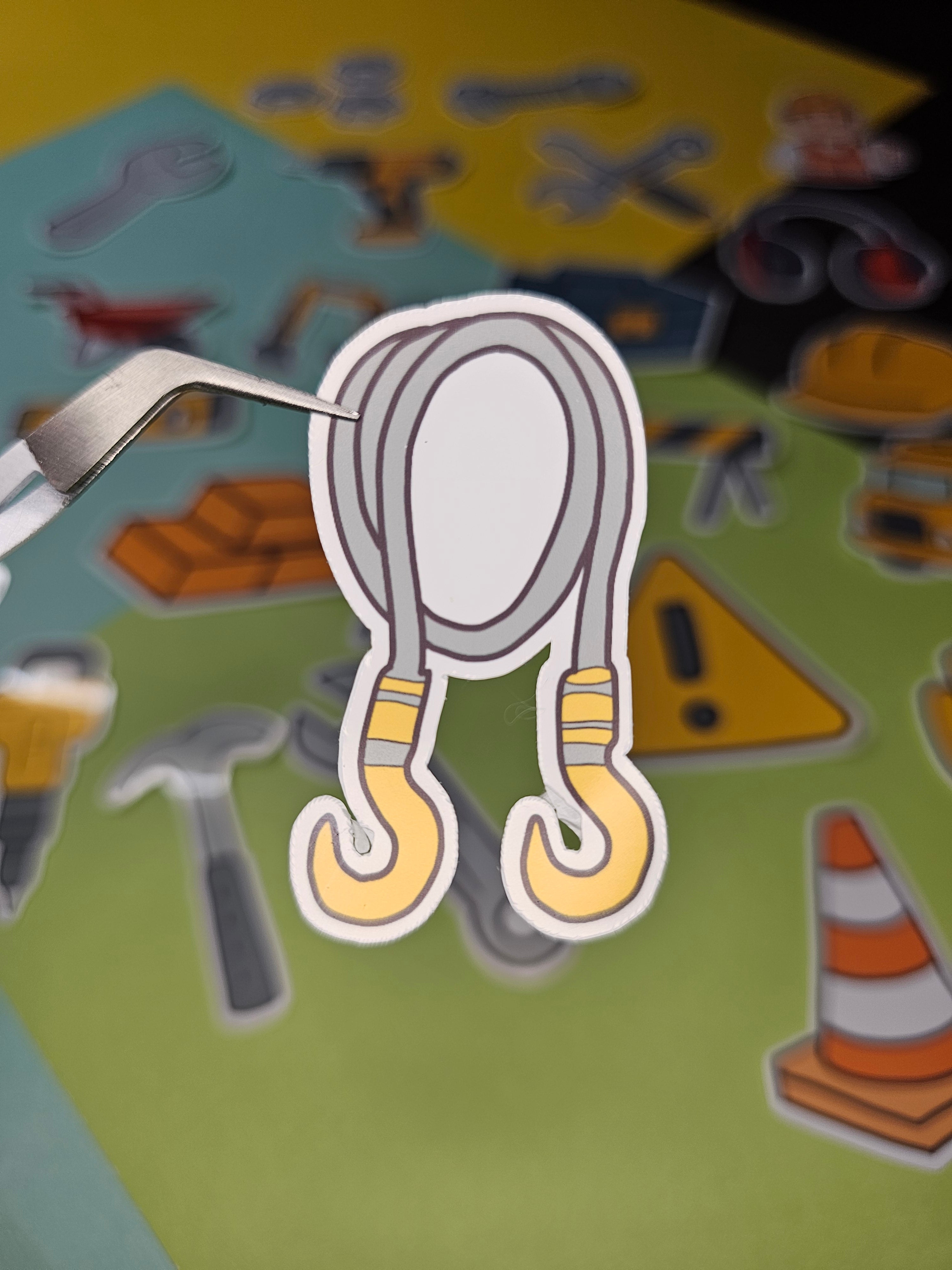 Single sticker - Construction site