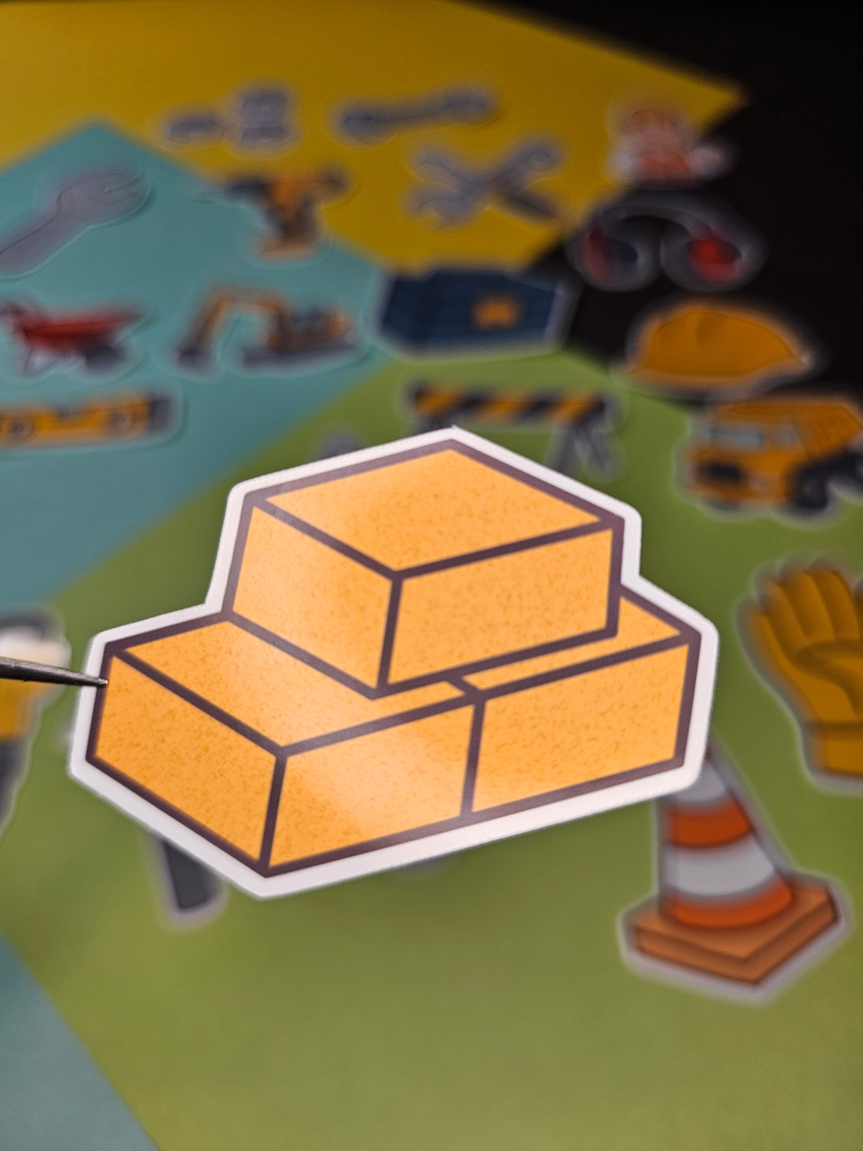 Single sticker - Construction site