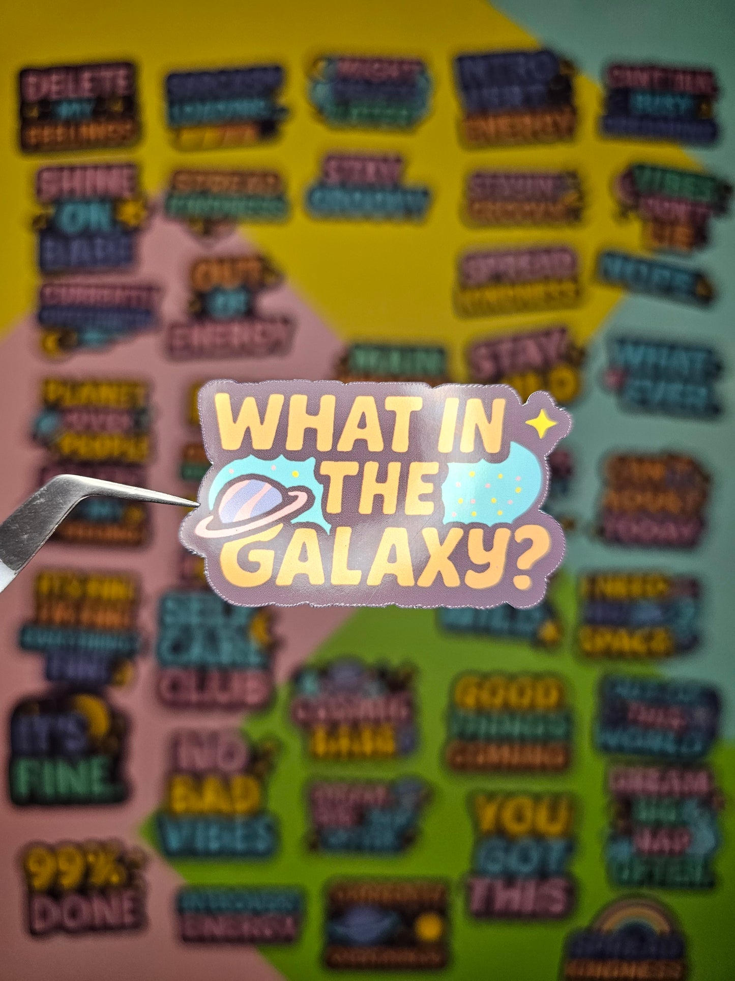 Retro stickers in an 80s/90s look – cosmic vibes for your everyday life! 