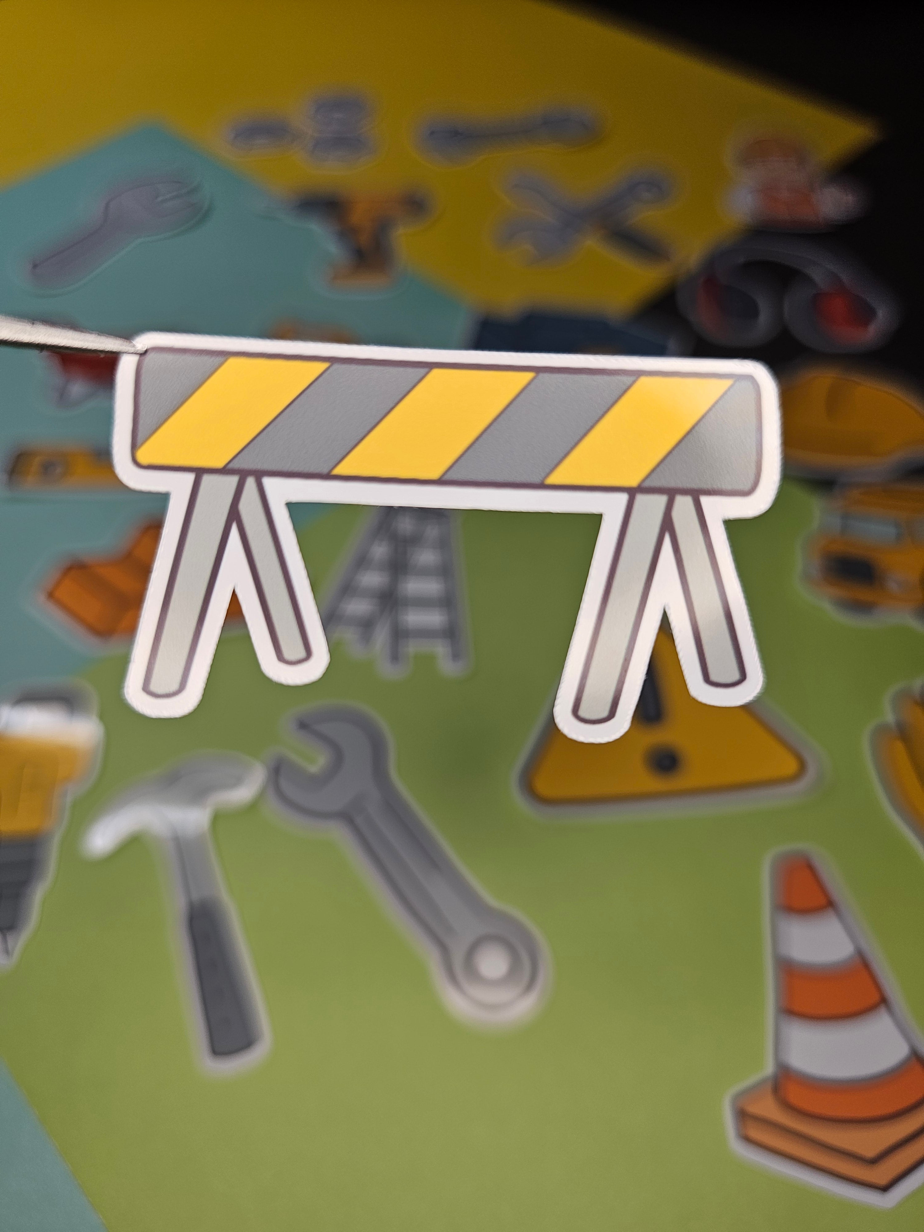 Single sticker - Construction site