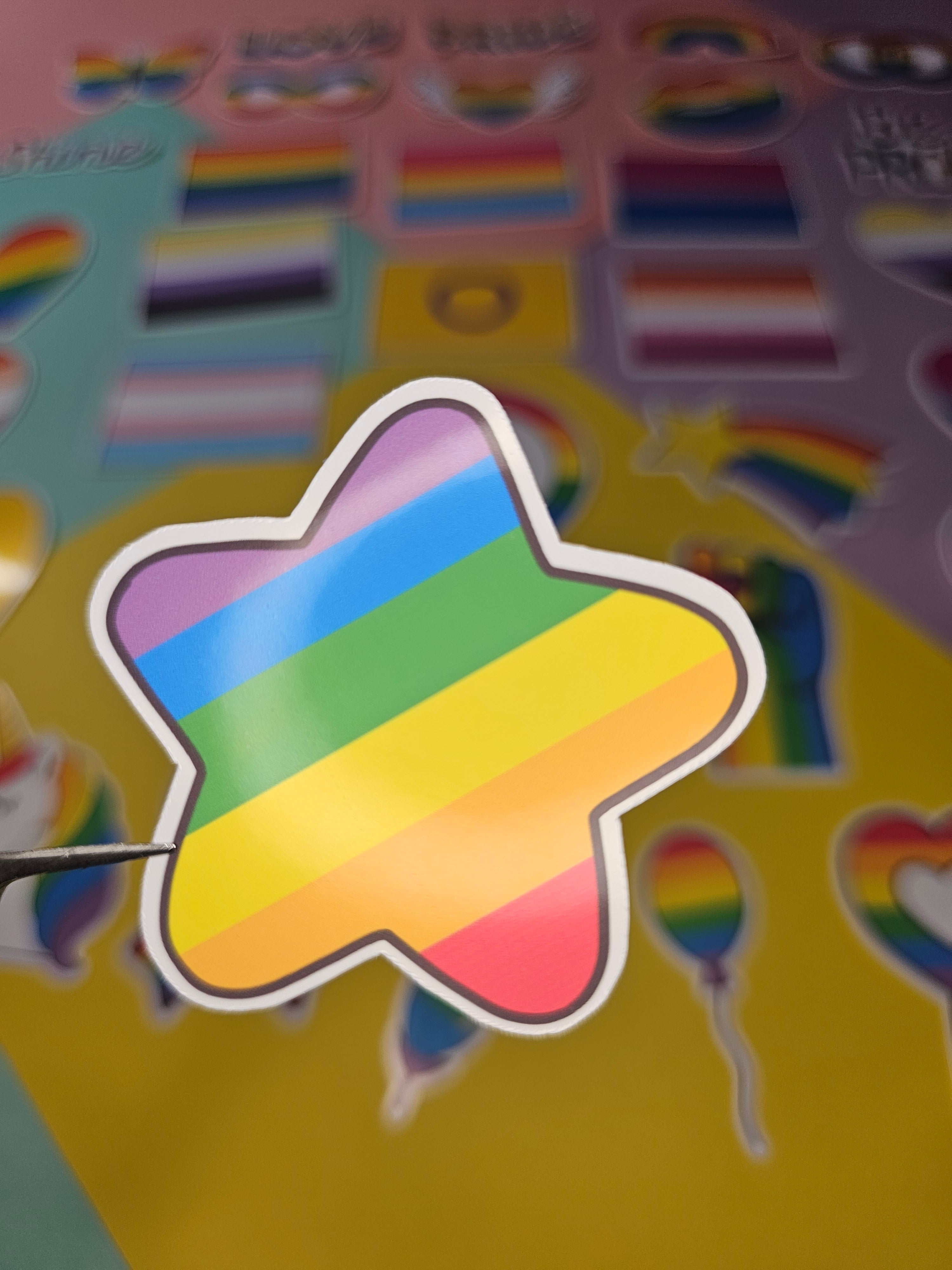 Single sticker - Pride, Identity &amp; Love