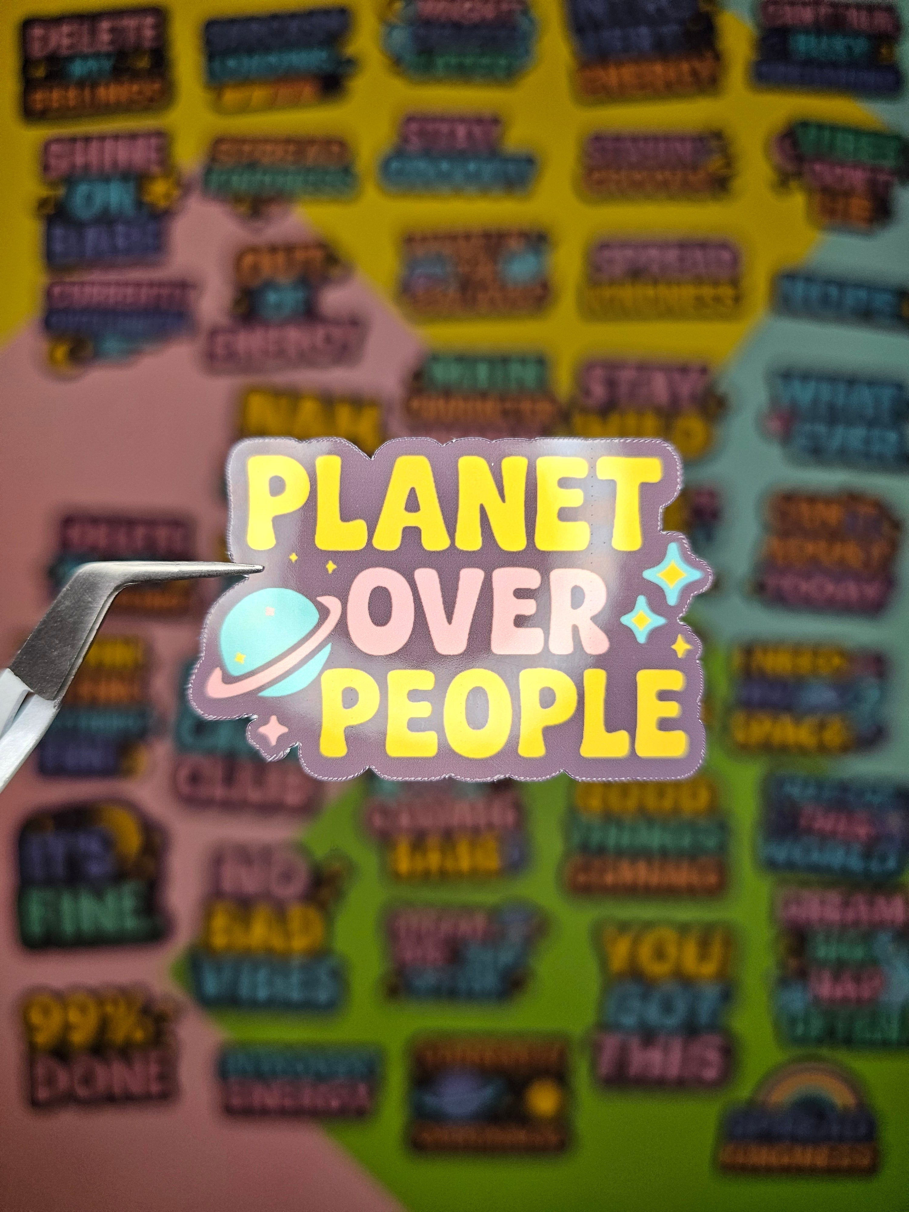 Retro Sticker im 80er/90er Look – Cosmic Vibes für deinen Alltag!