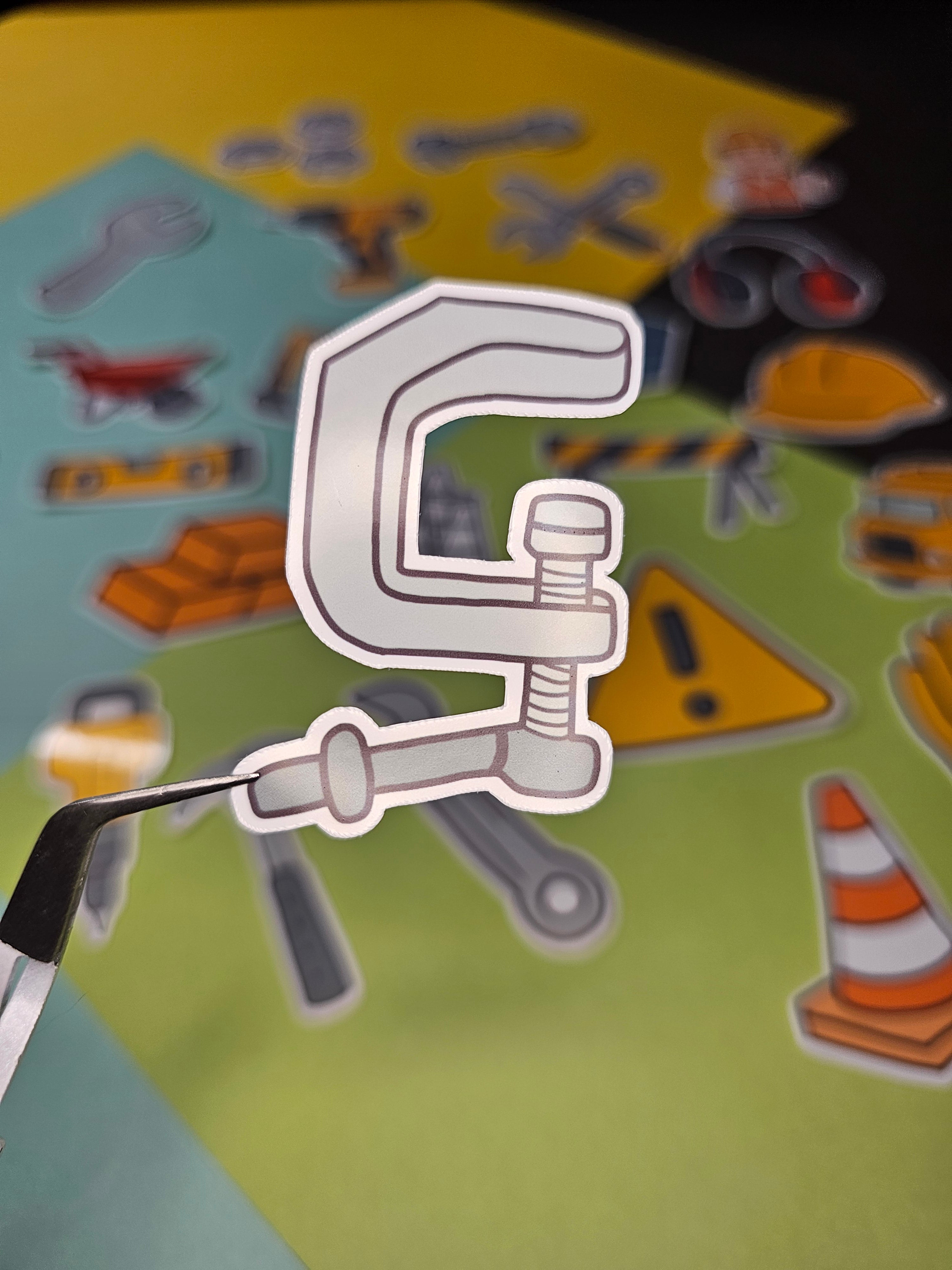 Single sticker - Construction site