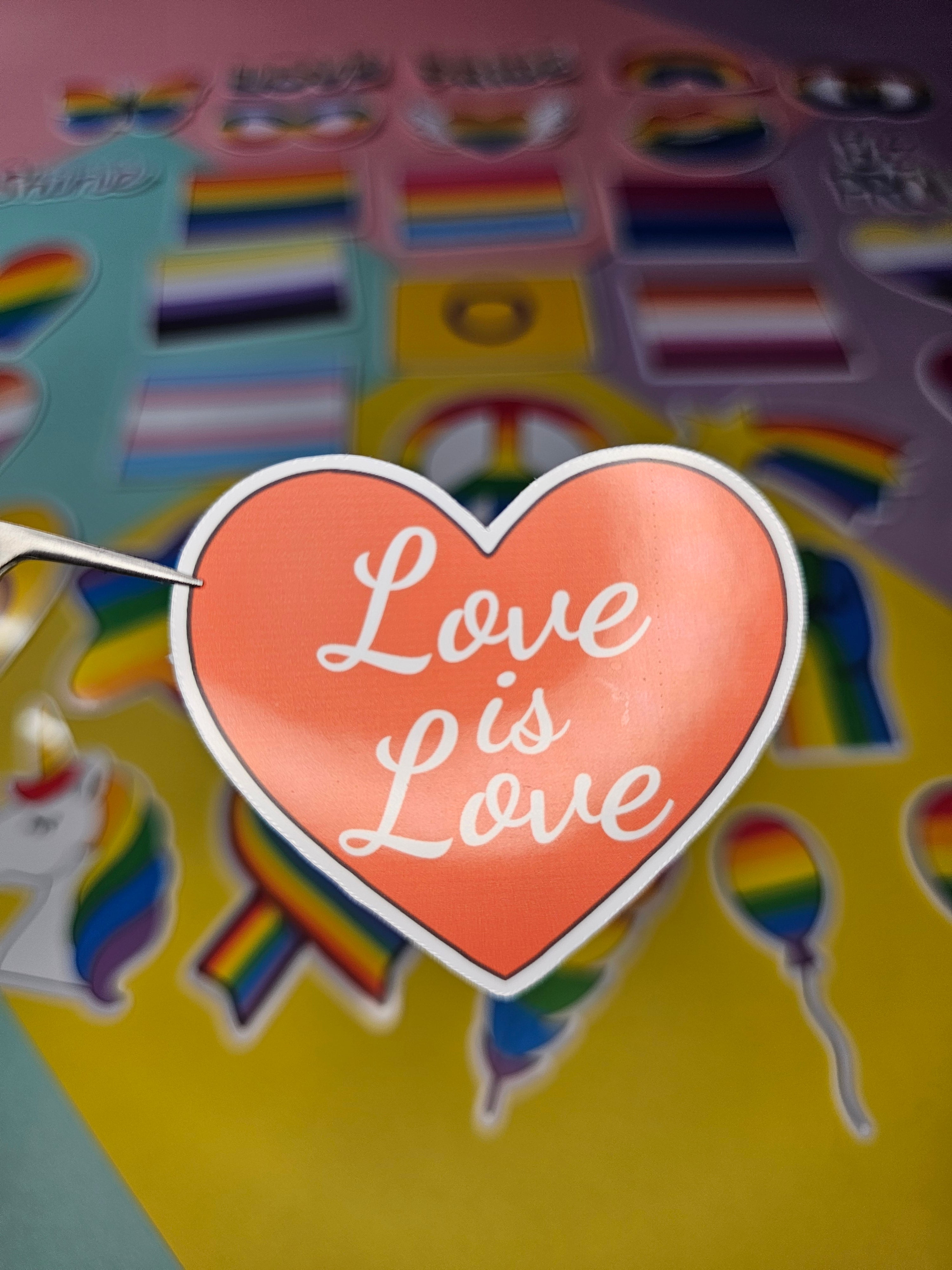 Single sticker - Pride, Identity &amp; Love