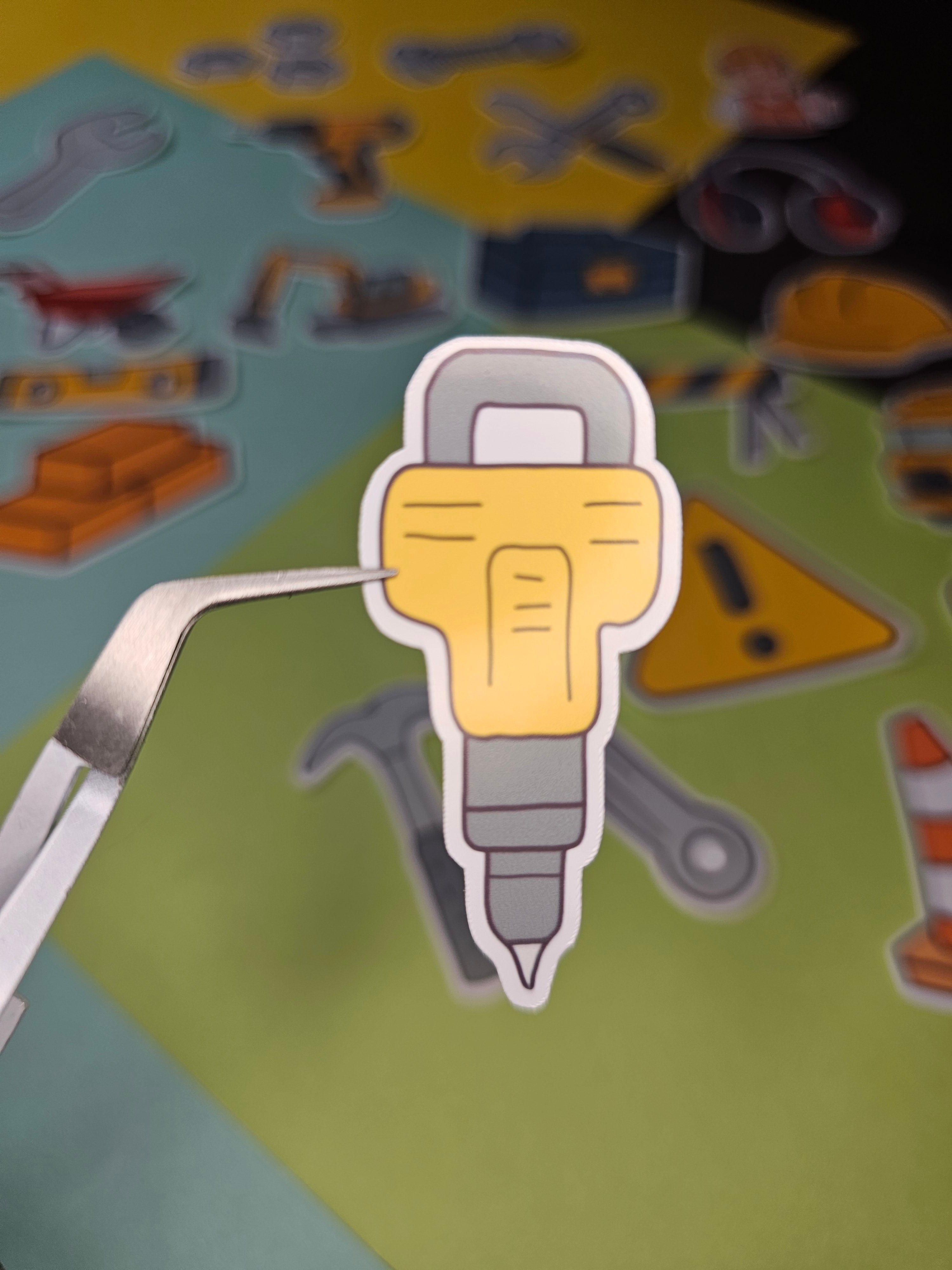 Single sticker - Construction site