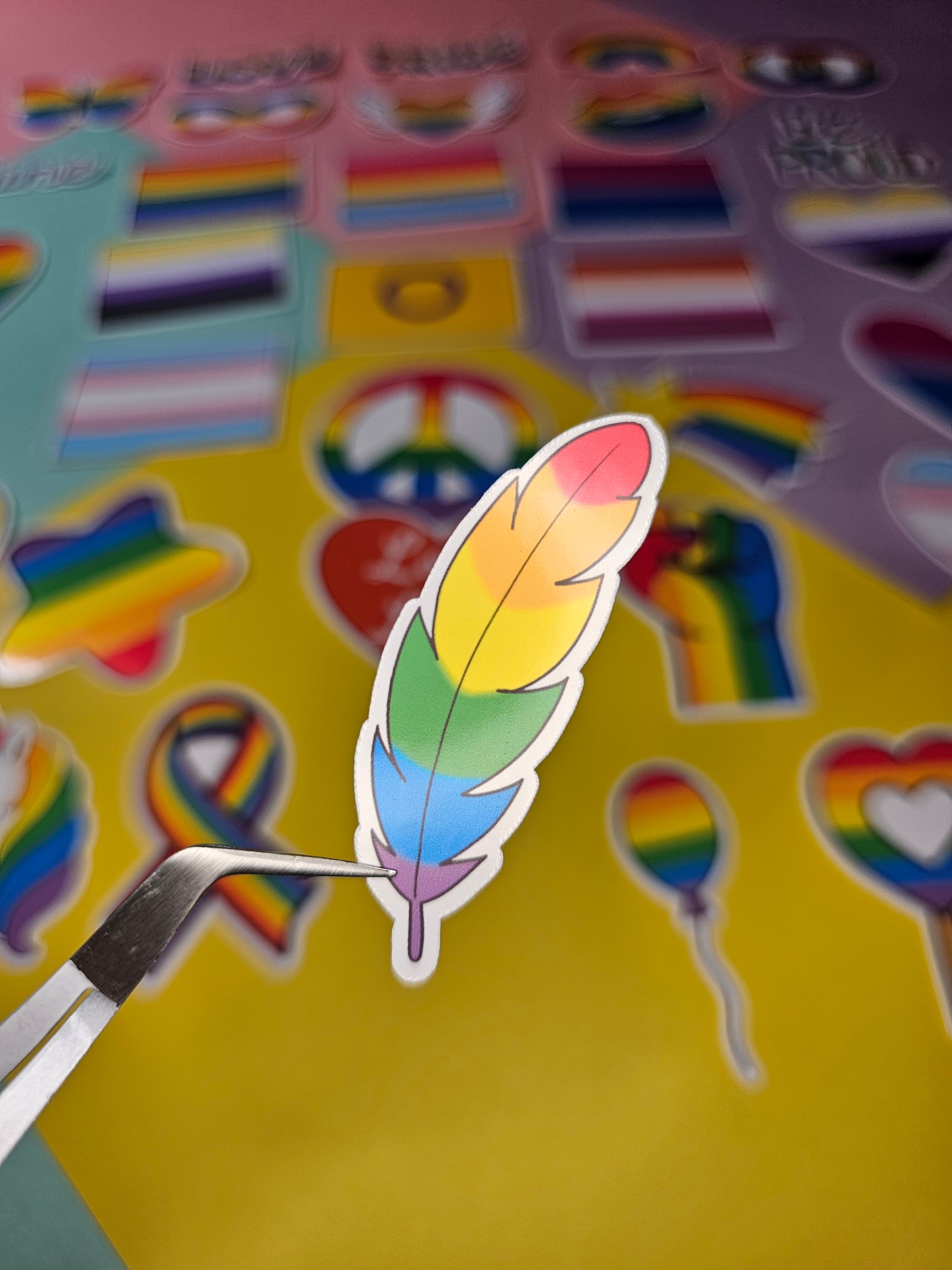 Single sticker - Pride, Identity &amp; Love