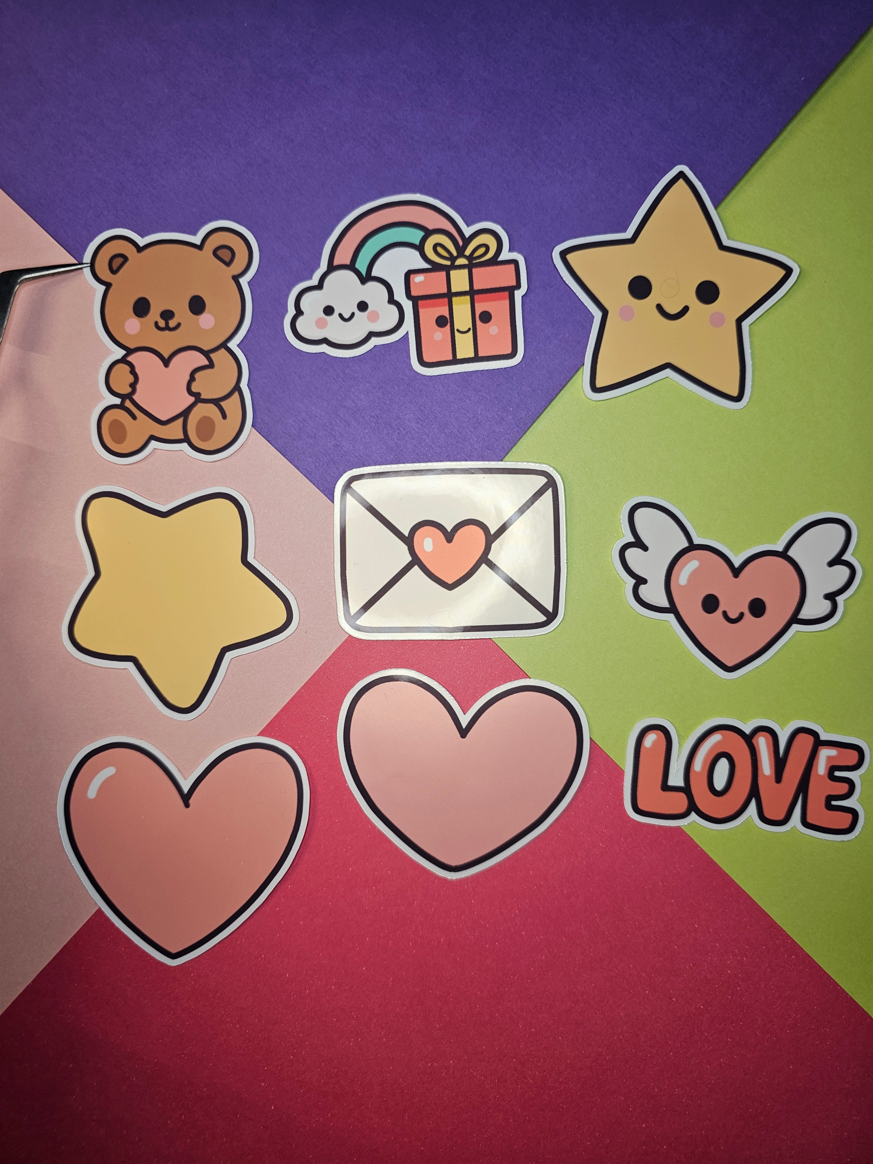 Single stickers - Hearts & Love 💕