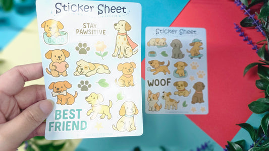 Dog Sticker Set - 2 Sheets