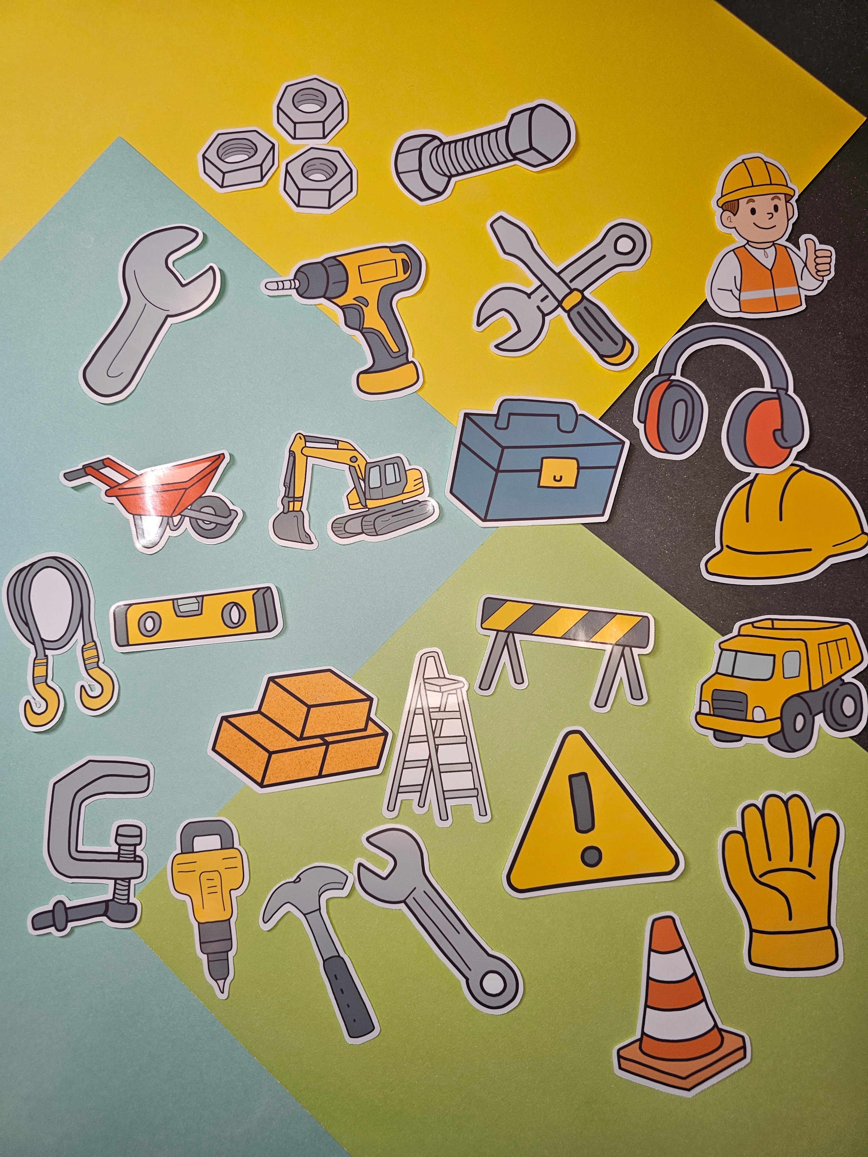Single sticker - Construction site