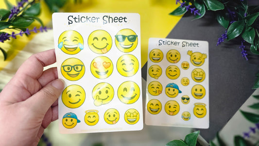 Smiley Sticker Set – 2 sheets