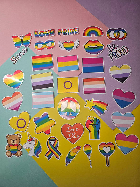 Einzelsticker - Pride, Identity & Love