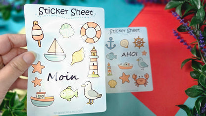 Maritime Sticker Set – 2 sheets