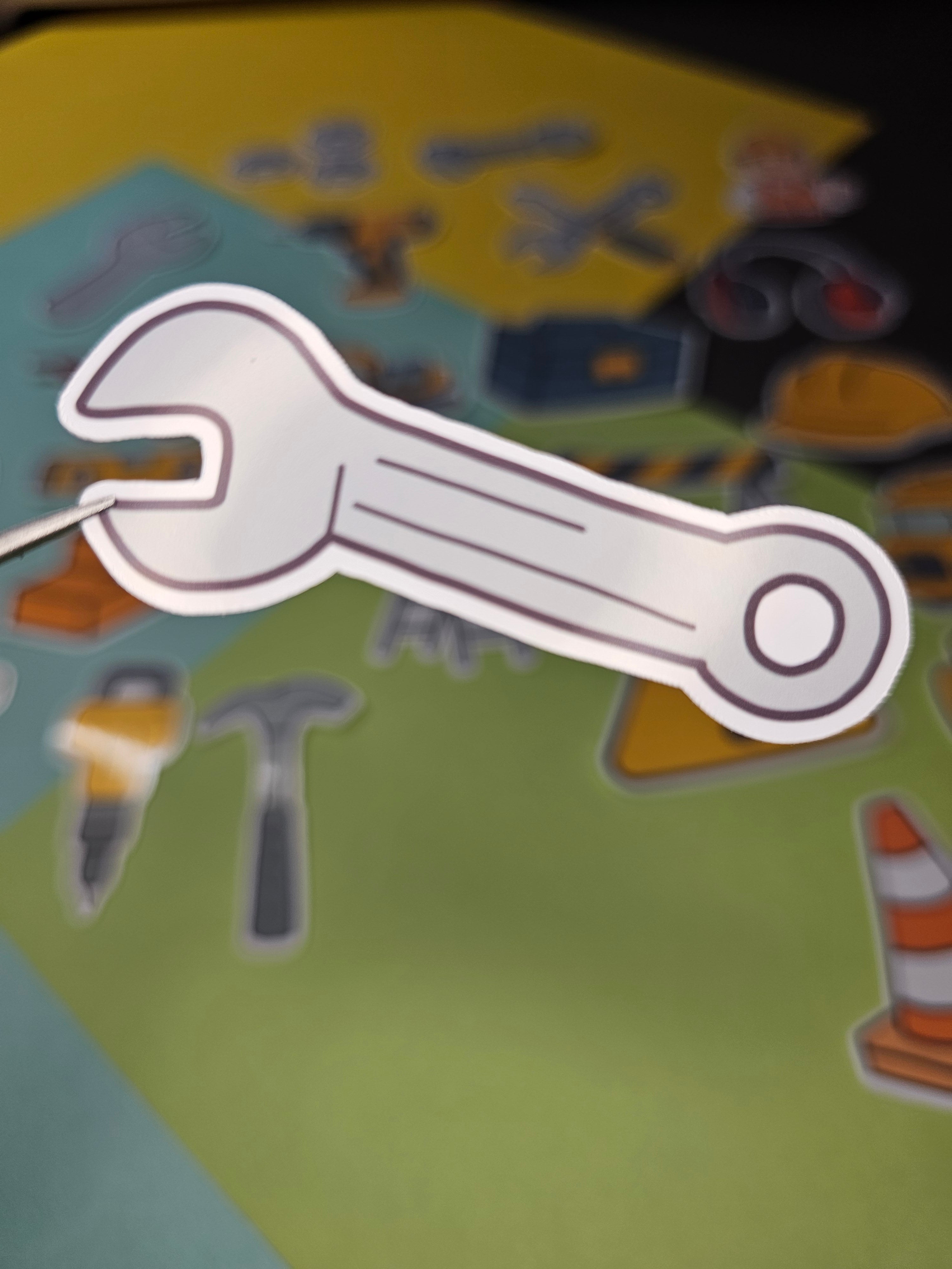 Single sticker - Construction site