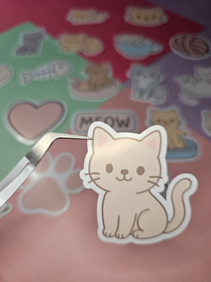 Einzelsticker - Katzen Edition