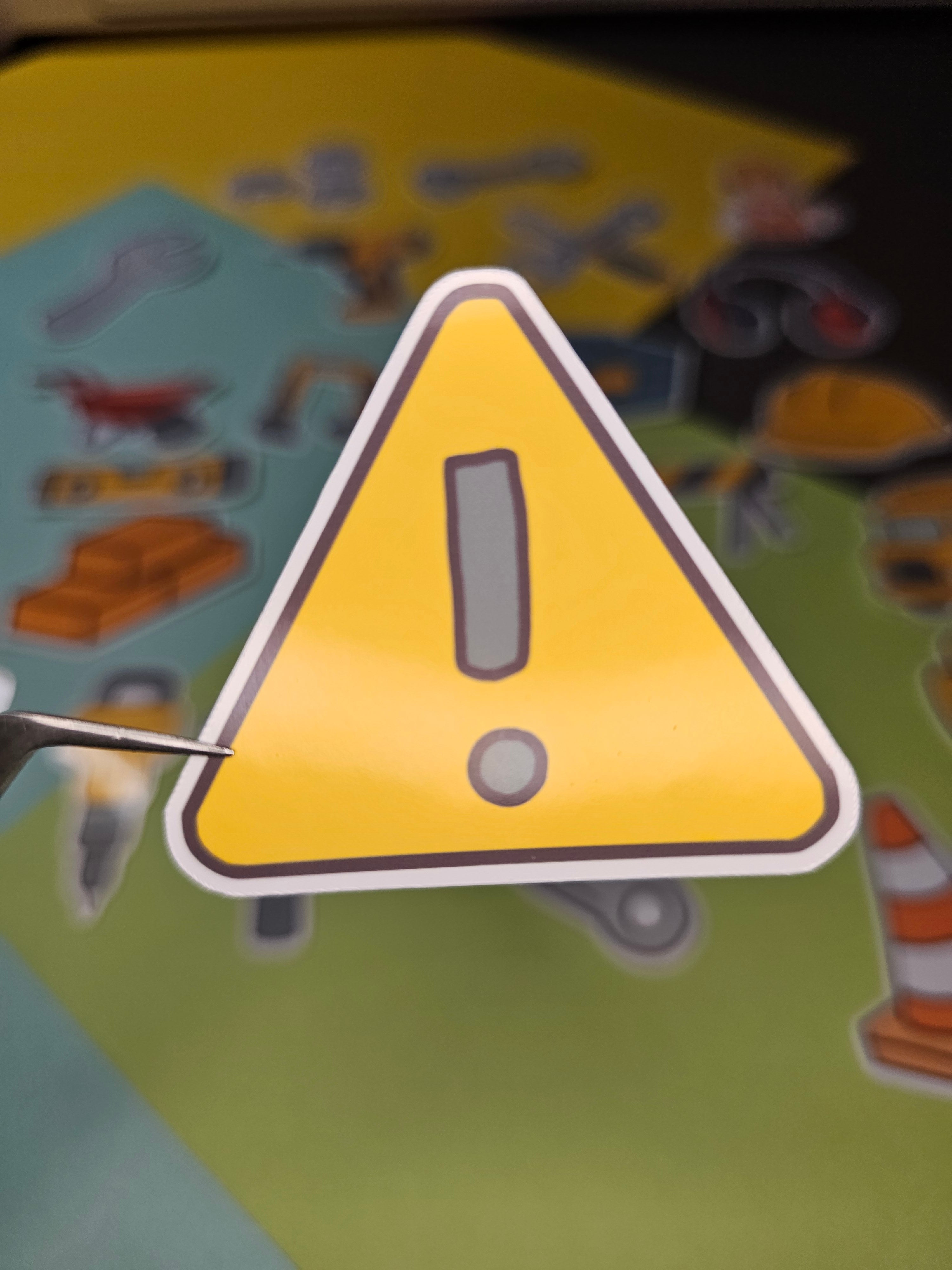 Single sticker - Construction site