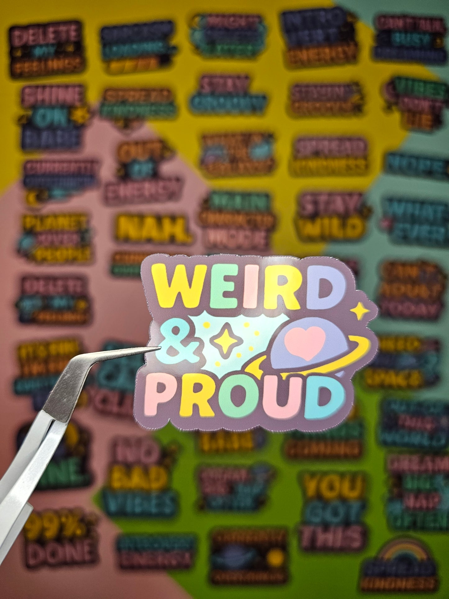 Retro stickers in an 80s/90s look – cosmic vibes for your everyday life! 