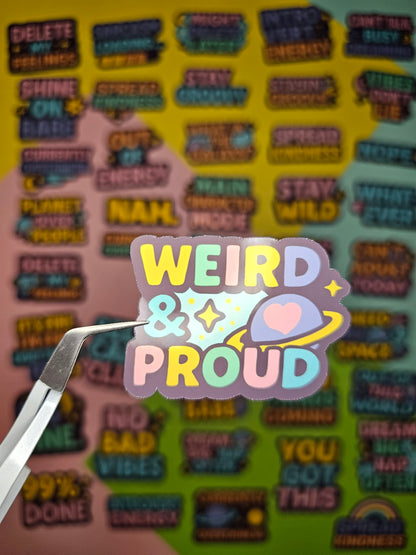 Retro stickers in an 80s/90s look – cosmic vibes for your everyday life! 