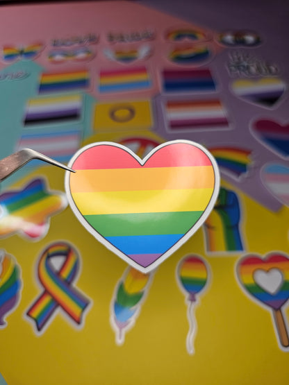 Einzelsticker - Pride, Identity & Love