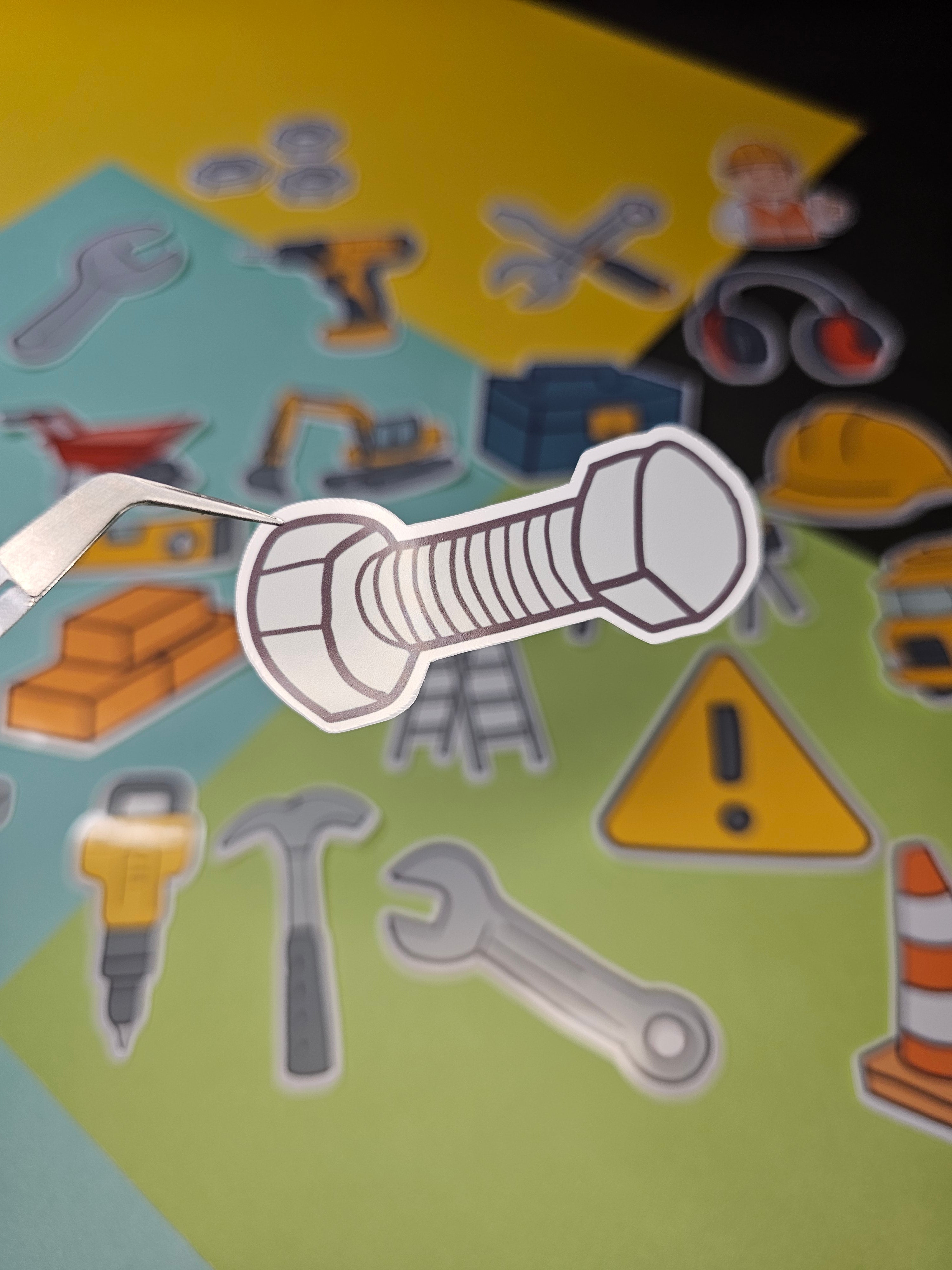 Single sticker - Construction site