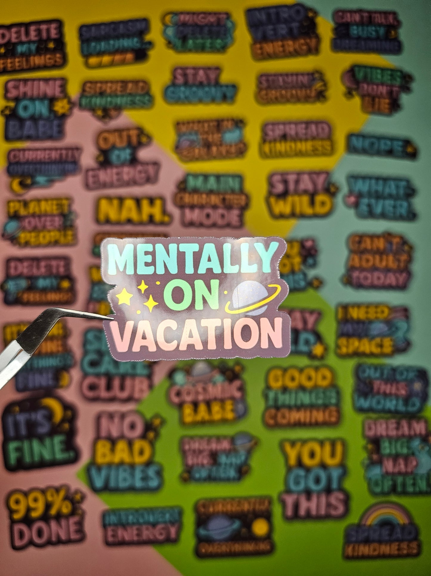 Retro stickers in an 80s/90s look – cosmic vibes for your everyday life! 