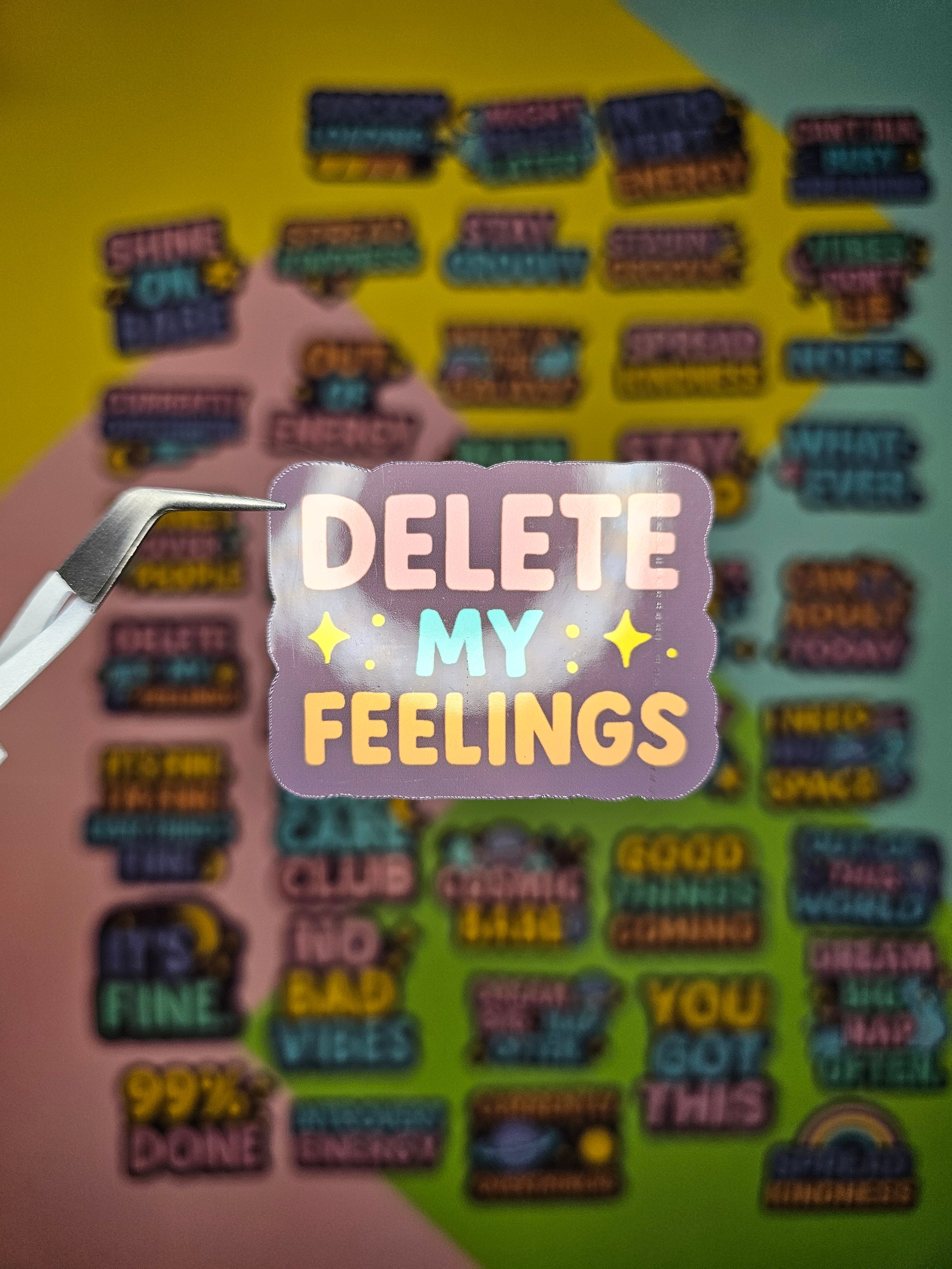 Retro Sticker im 80er/90er Look – Cosmic Vibes für deinen Alltag!