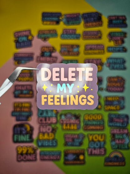 Retro stickers in an 80s/90s look – cosmic vibes for your everyday life! 