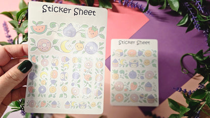 Sweet Food Sticker Set – 2 sheets
