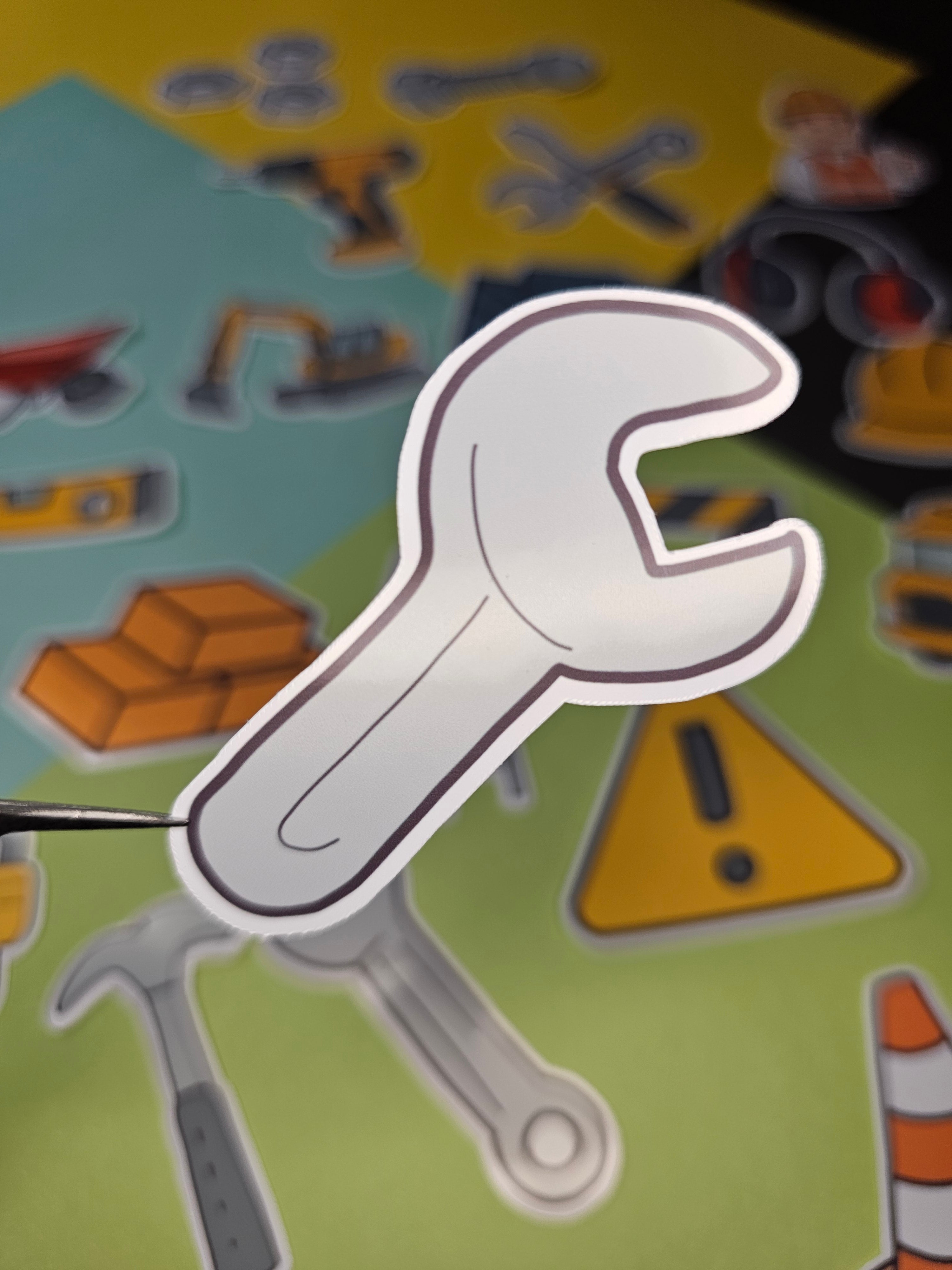 Single sticker - Construction site