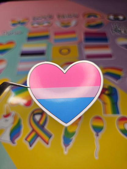 Einzelsticker - Pride, Identity & Love