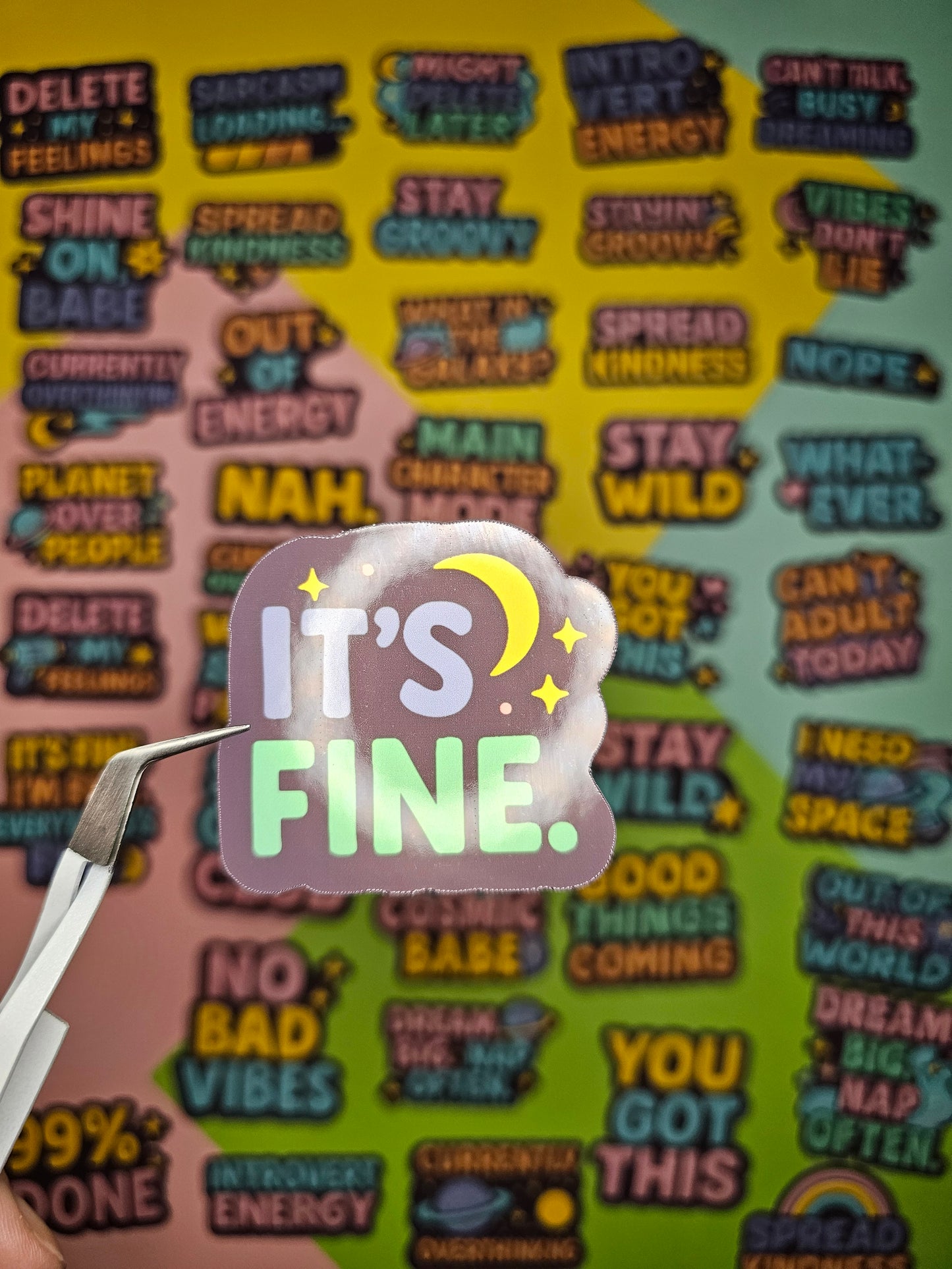 Retro stickers in an 80s/90s look – cosmic vibes for your everyday life! 