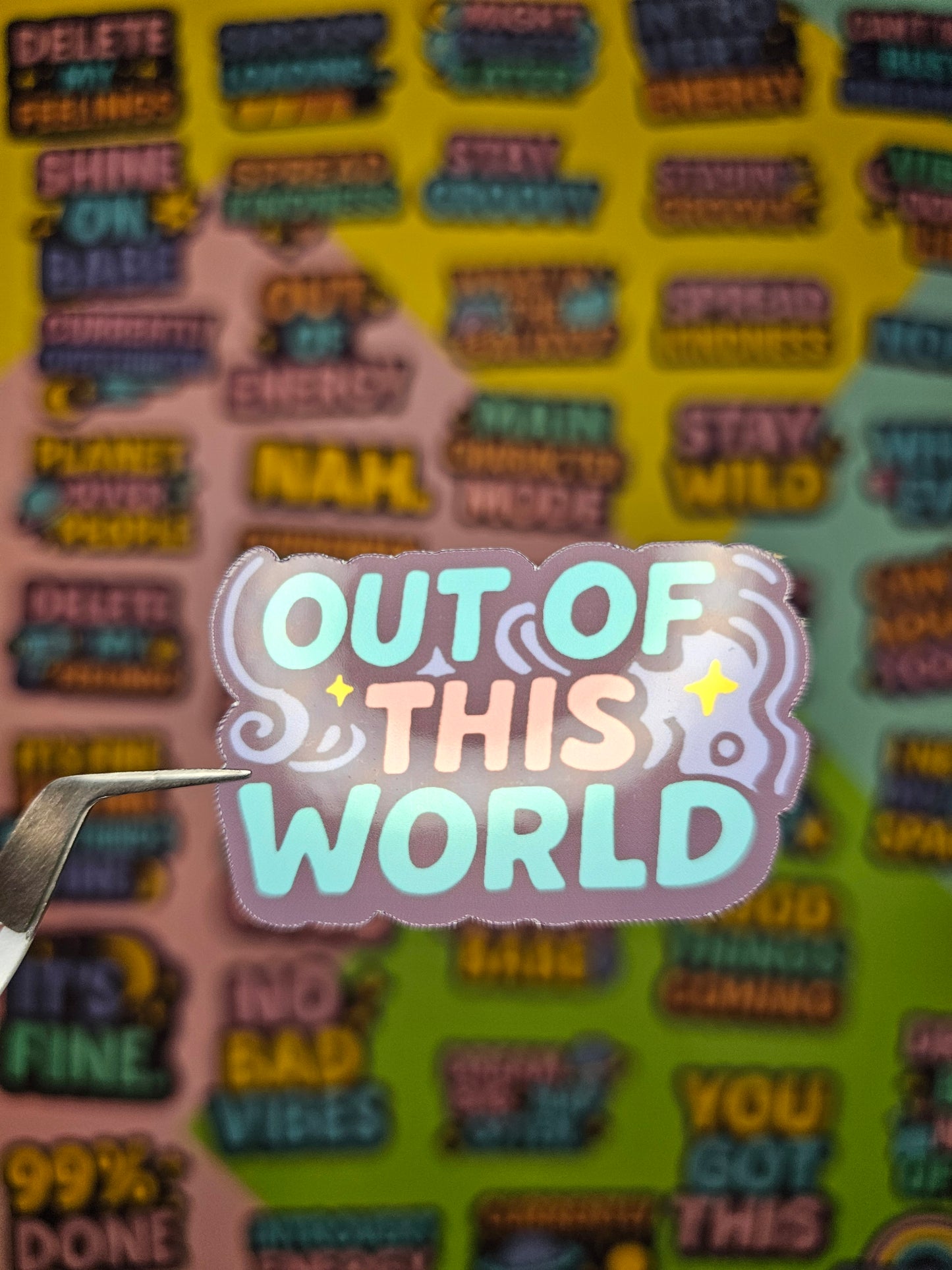 Retro stickers in an 80s/90s look – cosmic vibes for your everyday life! 