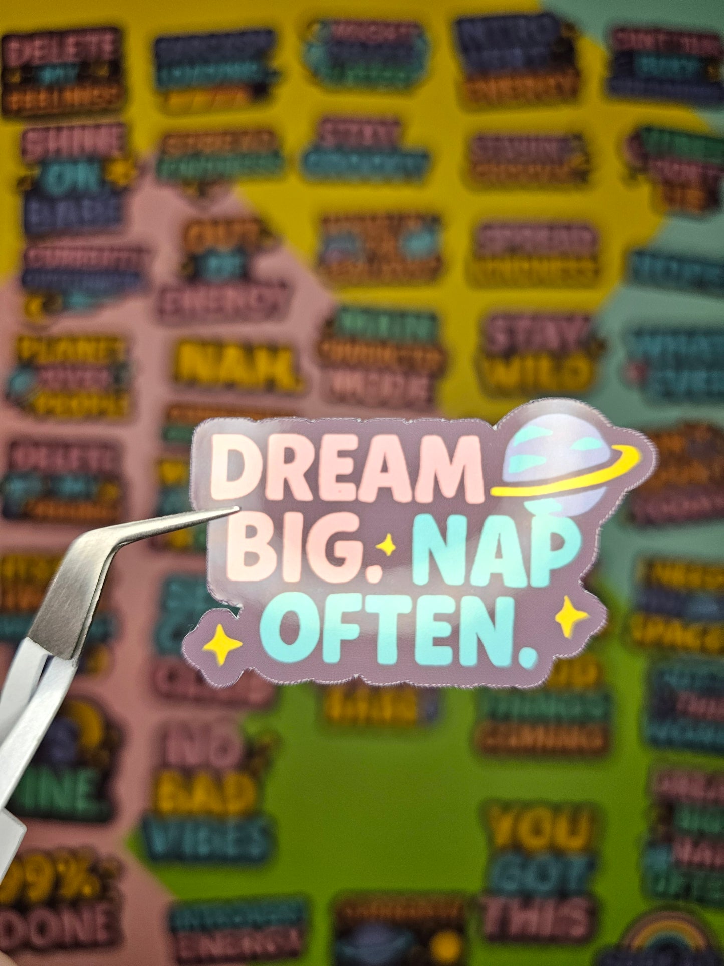 Retro stickers in an 80s/90s look – cosmic vibes for your everyday life! 