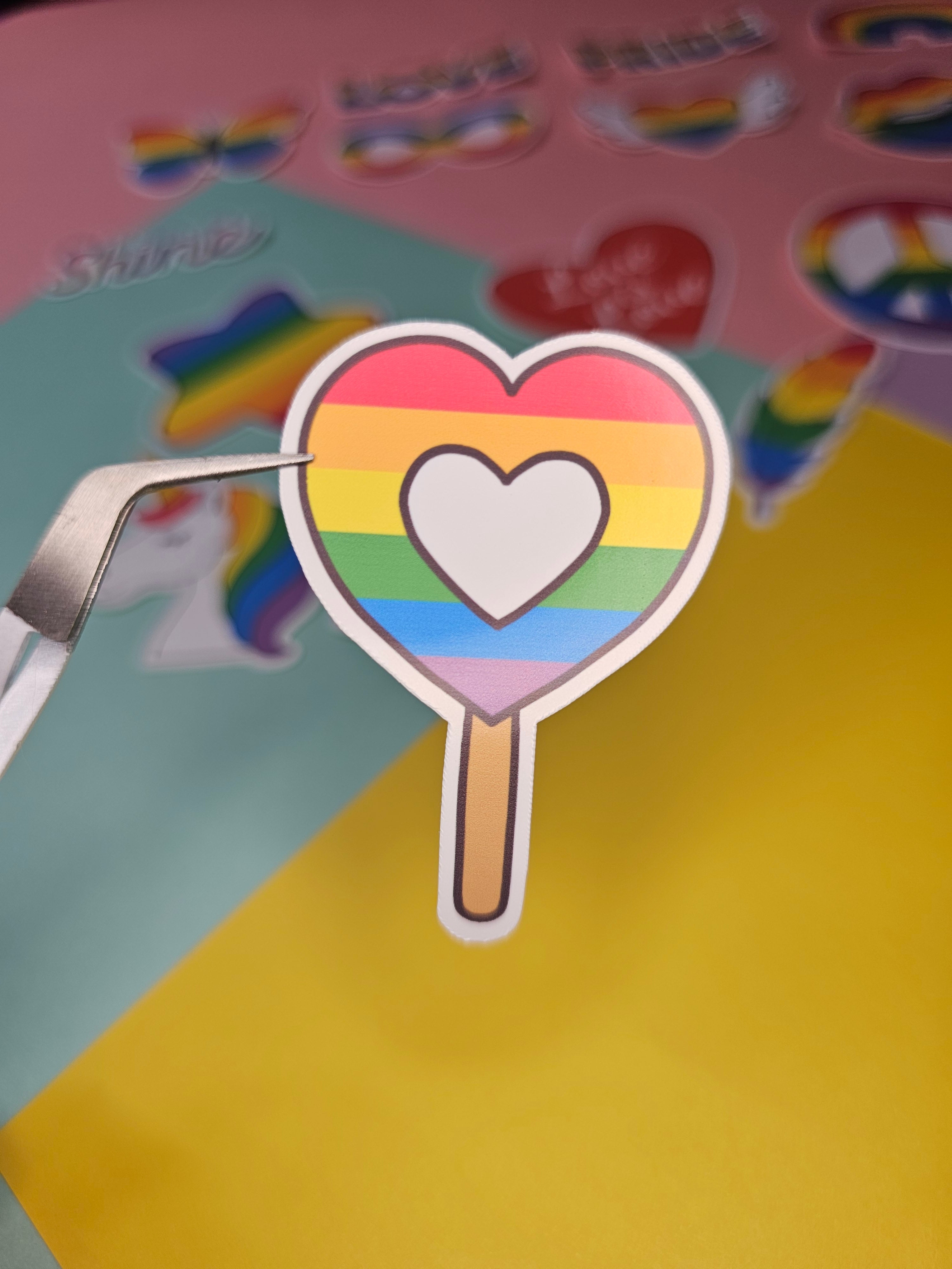 Single sticker - Pride, Identity &amp; Love
