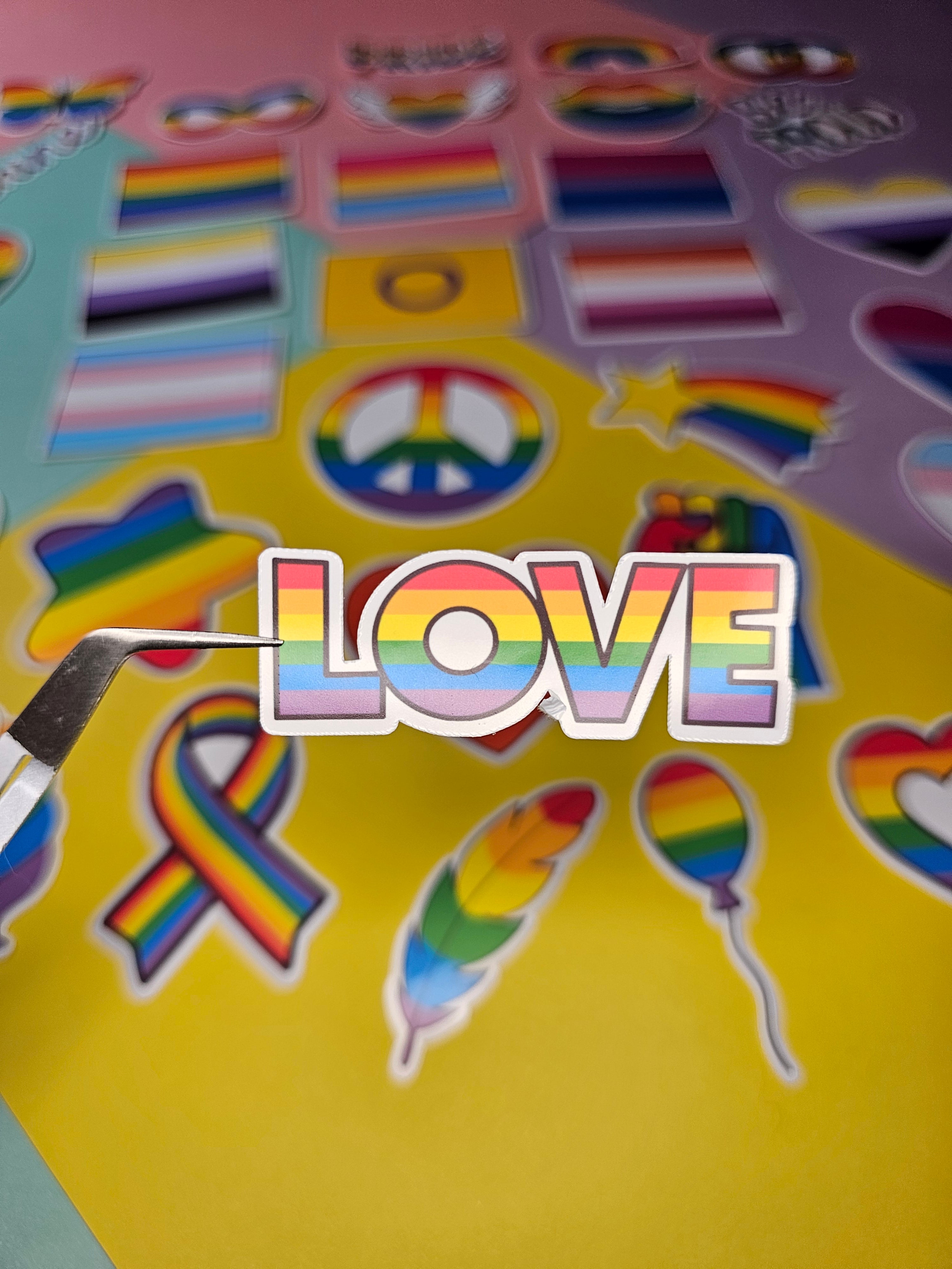 Single sticker - Pride, Identity &amp; Love