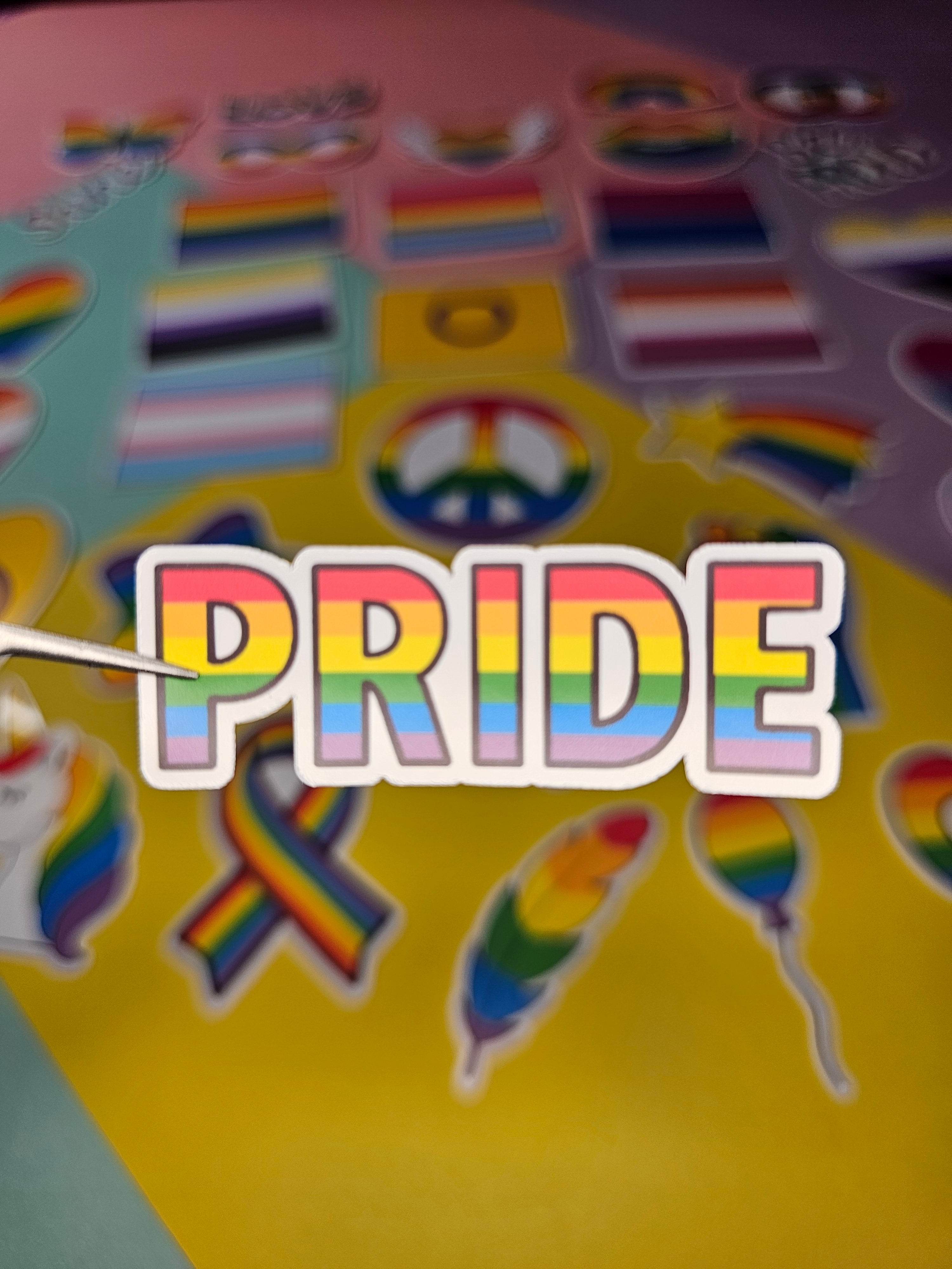 Single sticker - Pride, Identity &amp; Love