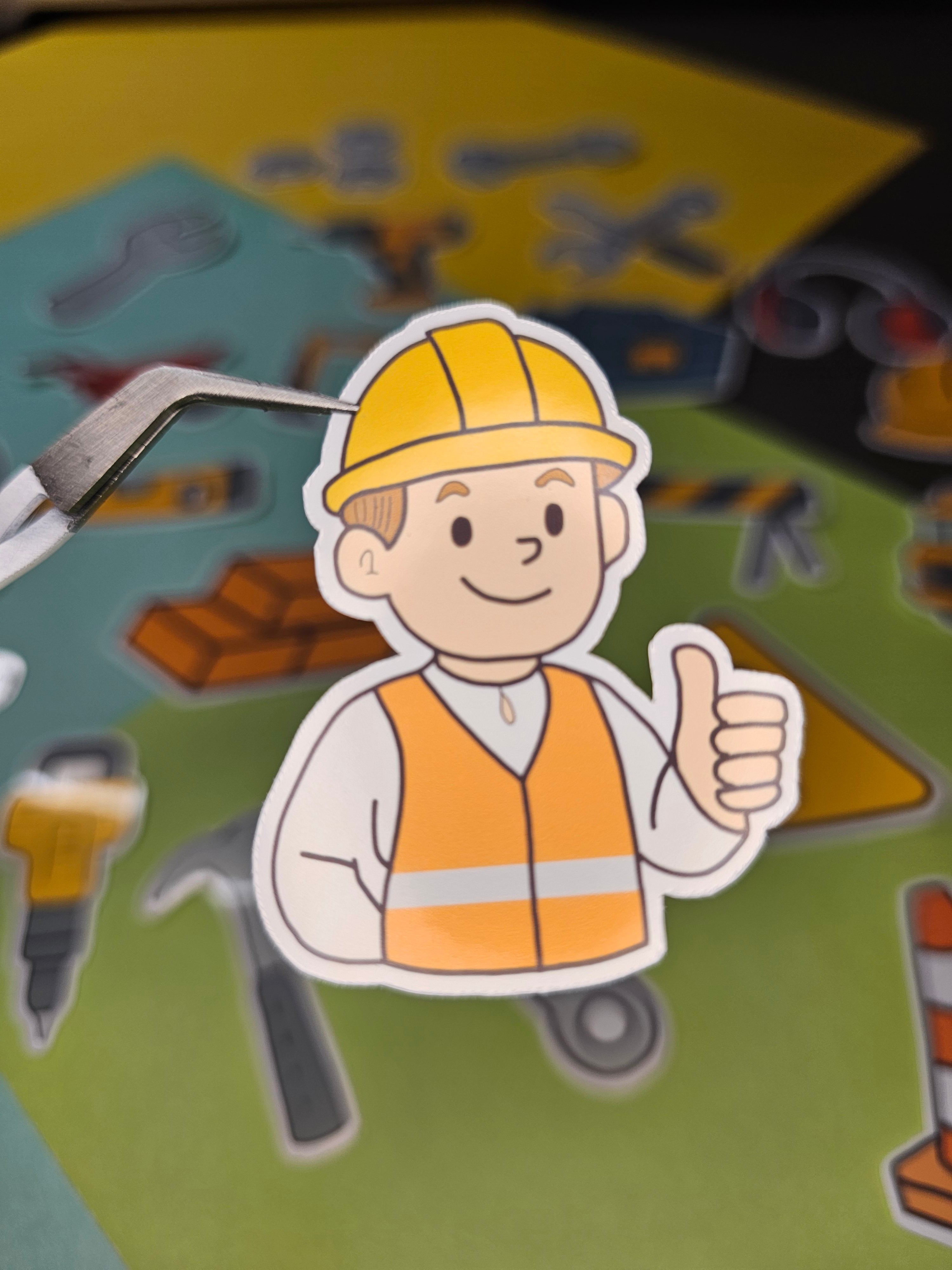 Single sticker - Construction site