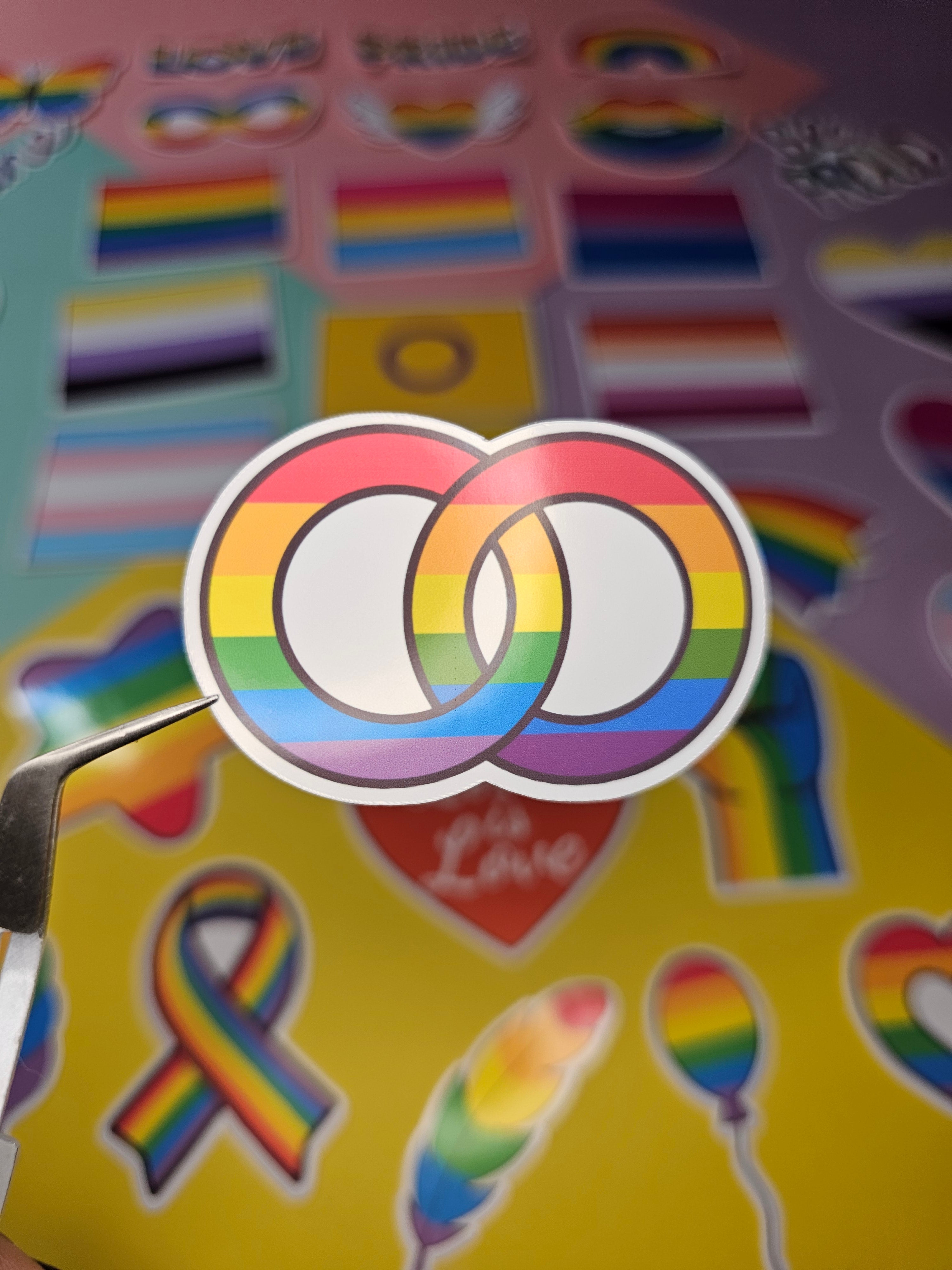 Single sticker - Pride, Identity &amp; Love