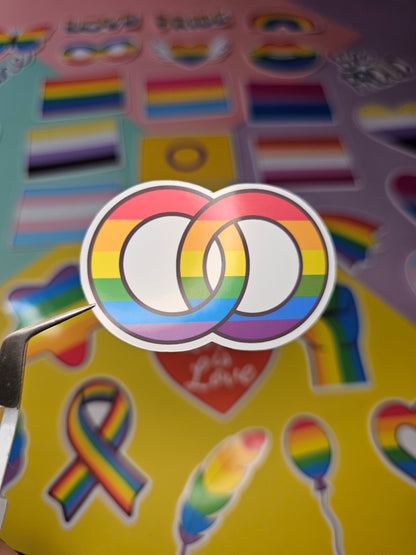 Einzelsticker - Pride, Identity & Love