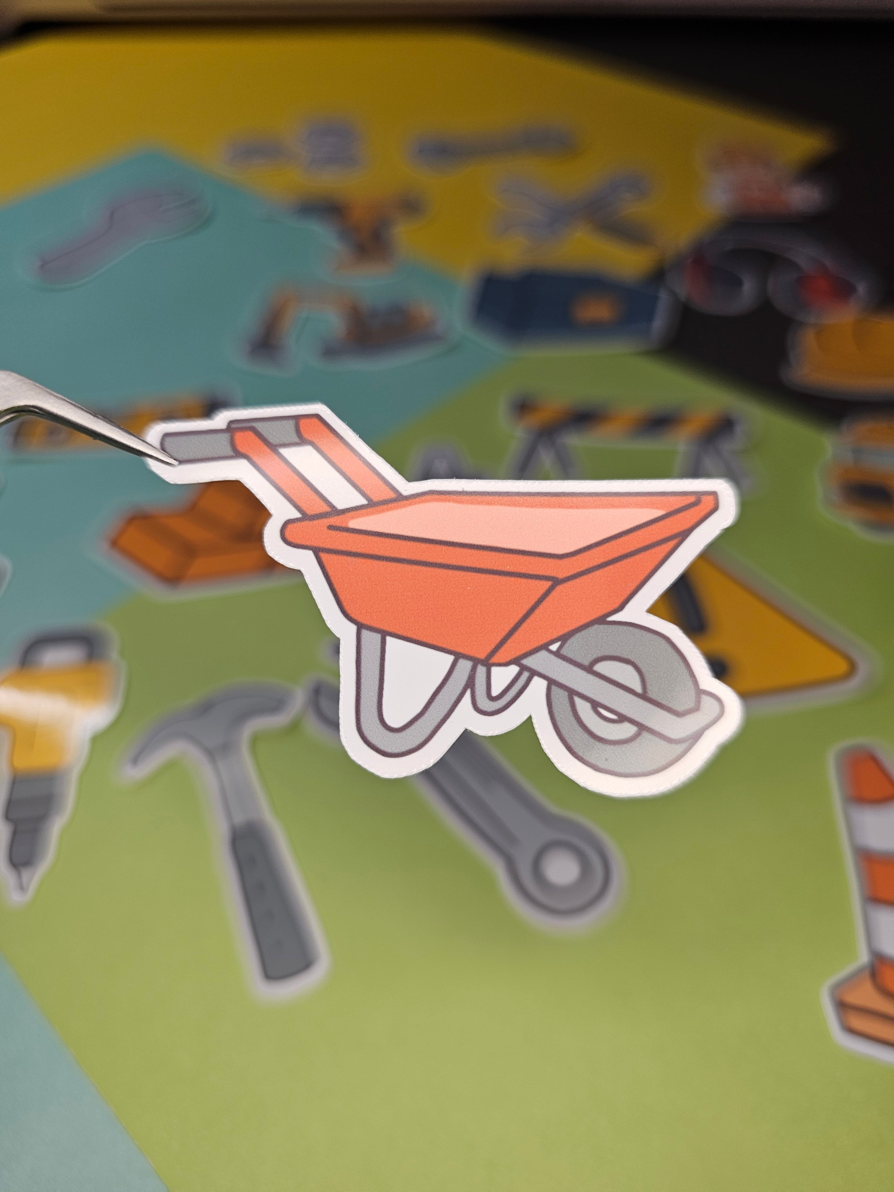Single sticker - Construction site