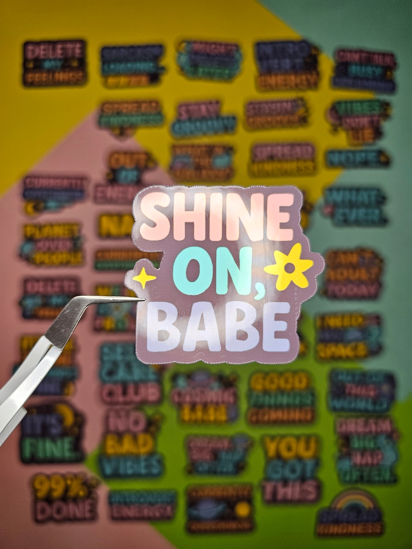 Retro stickers in an 80s/90s look – cosmic vibes for your everyday life! 