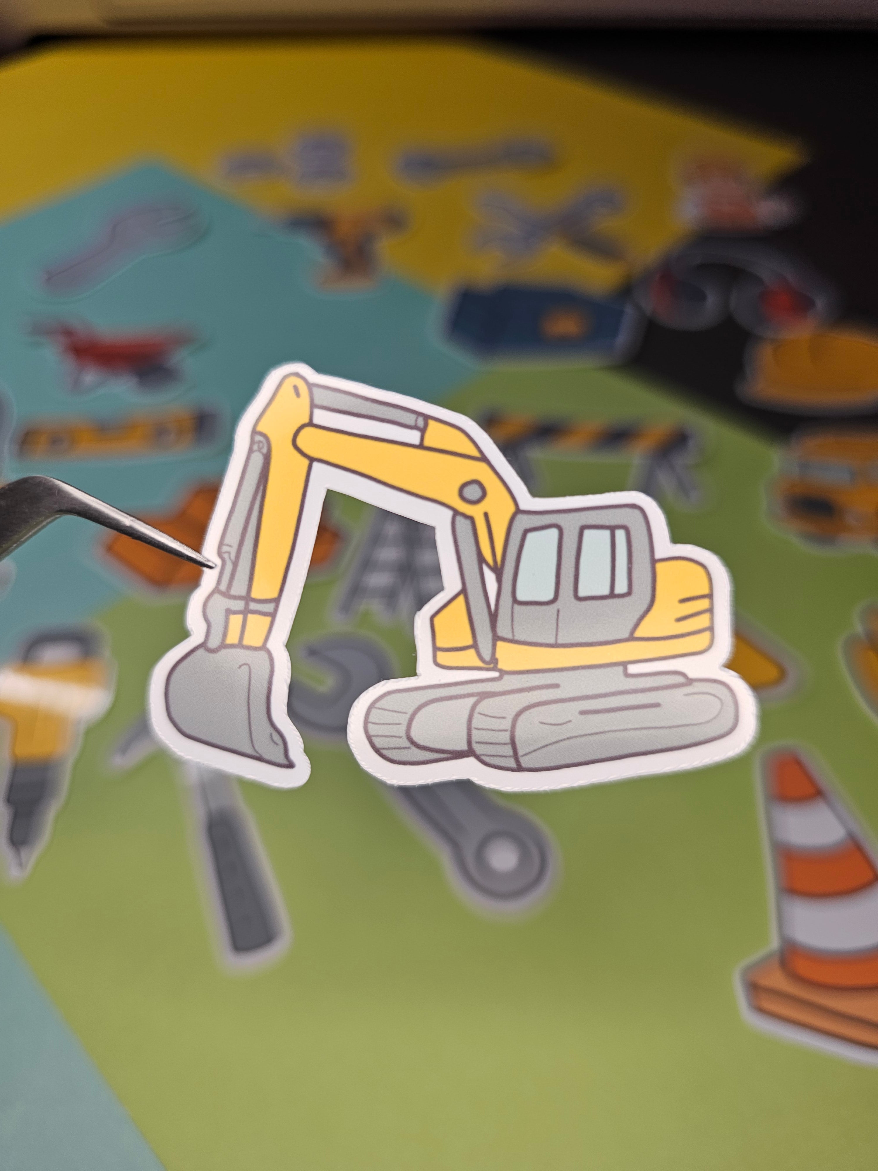 Single sticker - Construction site