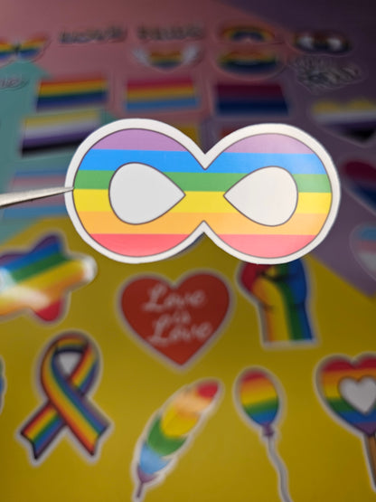 Einzelsticker - Pride, Identity & Love